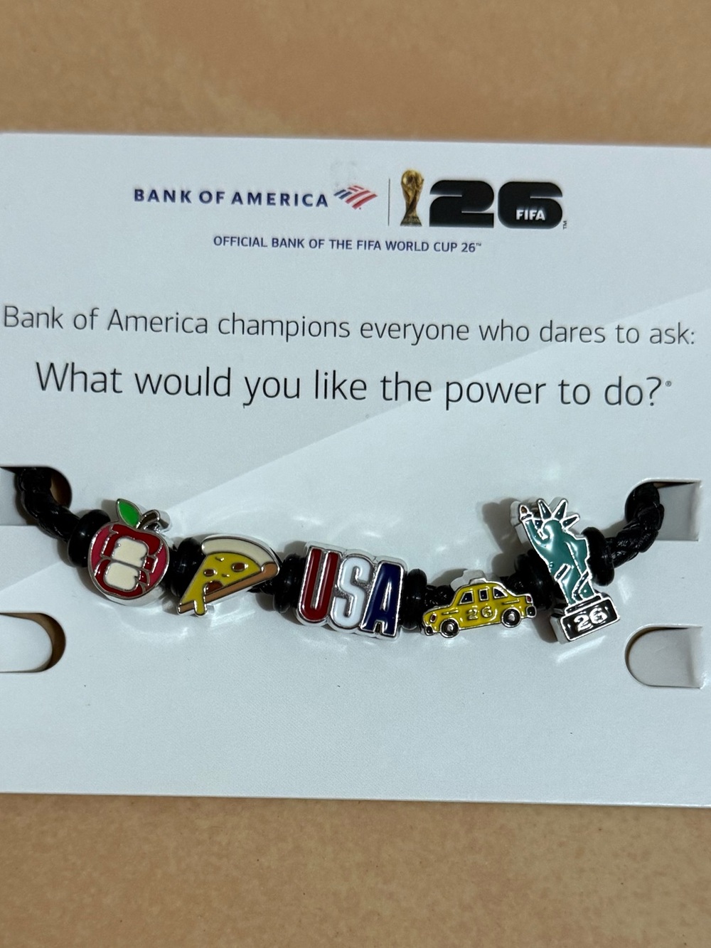 NWT FIFA World Cup 2026 New York themed bracelet